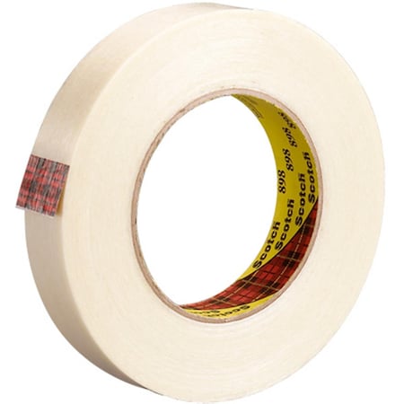 Swivel 3M-898 Filament Tape - Transparent - 1 in. x 60 yds., 6PK SW3349584